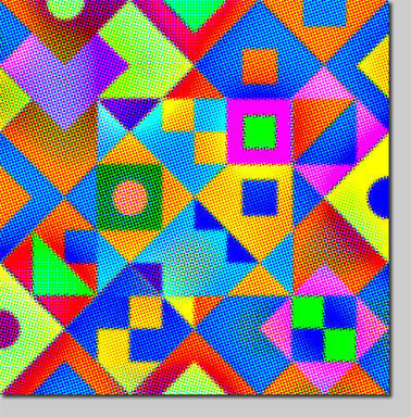 david nelson, giclee, benday dot, benday, abstract