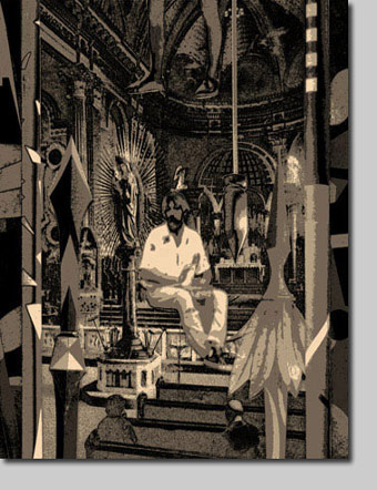 david nelson, giclee, black and white